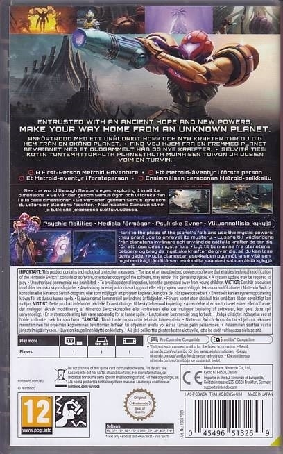Metroid Prime 4 Beyond - Nintendo Switch (A Grade) (Genbrug)